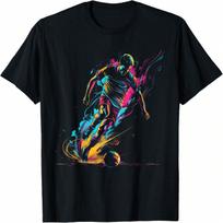 Soccer Player Sports T-Shirt(2) S įvairiaspalvis