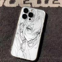 japanese anime girl phone case for iphone 17 pro max 16 plus 15 14 13 11 silicone back cover for iphone 12 xr x xs bumper shell iPhone17 Pro