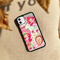 S-Strawberry-shortcake Girl Phone Case For IPhone 17 16 15 14 Plus 13 11 12 Pro Max Silicone Hard PC TPU Cover iPhone 16 pro