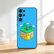 Anime Super M-MarioS Bros Phone Case For Samsung S26,S25,24,23,22,30,21,10,9,Ultra,Plus,Lite,Black Soft Case Samsung S105G