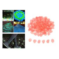 100 Pieces The Dark Garden Pebbles Stones Rocks Light for Indoor Garden Paths