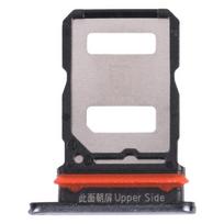For vivo V21 / V21 5G V2066 V2108 V2050 SIM Card Tray + SIM Card Tray / Micro SD Card Tray juoda
