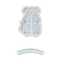 Animal Theme Epoxy Mold Dog Cat Shape Silicone Mold Plaster Picture Frame Mold  Craft Making Style 2
