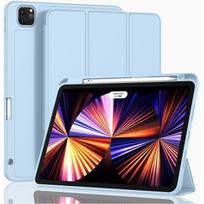 New iPad Pro 11 Inch Cover 2021(3rd Gen)/2020(2nd Gen) with Pencil Holder, Smart iPad Cover [Support Touch ID & Auto Wake/Sleep]