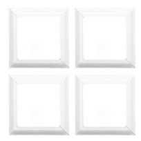4PCS White PVC Post Skirt Decorative Deck Column Cover Baluster Post Base Cover  Deck