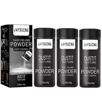 3PCS Fluffy Hair Powder Modeling Hair Volumizing Mattifying Powder Fiber Hairspray Men Women Hair Styling Natural Hair Building Tools