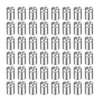 100 Pack Sign Standoff Screws Advertising Screws Stainless Steel Wall Standoff Mounts Glass Acrylic Nail  (1/2 x 1 Inch)