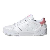 Adidas Court Tourino J White Hazy Rose Kids Sneakers Footwear-White H00765 35½
