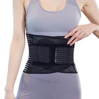 Sportinis diržas Fitness Waist Support Kvėpuojantis juosmuo pavasarį ir vasarą M juoda