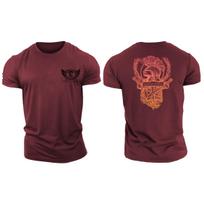 3D Printing Spartan Forged Crest Spartan Forged Gym T-Shirt High Quality Cotton Casual Men's Short Sleeves Top Tough Guy T-Shirt S balta