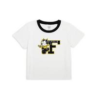Levis X Felix The Cat Logo Cartoon Print Straight T-Shirt Women Tops White A1233-0000 S