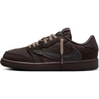 Travis Scott x Air Jordan 1 Retro Low OG SP PS Velvet Brown Vaikų Kedai Tamsiai Moka Juodi DO5442-202 33.5