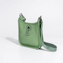 Medieval Vespa bag 2025 spring new first-layer cowhide shoulder bag retro webbing messenger bag
