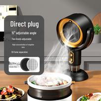 Mini USB Desktop Range Hood & Air Purifier: Removes Cooking Fumes & Secondhand Smoke with Negative Ion Filter