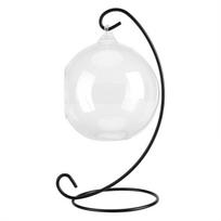 Hanging Glass Vase Large Terrarium with Frame for Air Plants Succulent Planters