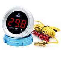 Automobilio vandens temperatūros matuoklis su 10 mm temperatūros jutikliu, automobilio skaitmeninis LCD temperatūros ekranas automobiliui, sunkvežimiui, valčiai, su 26–40 mm adapteriu (Parinktis)