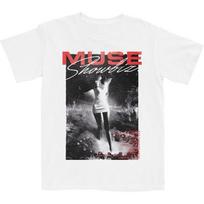 Muse Band Showbiz Short Sleeve Cotton White All Size Shirt AG1277 Unisex T-Shirt XL