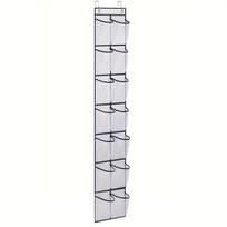 Wall mounted Over The Door Shoe Rack With Large Mesh Pockets Hanging Shoe Organizer For Closet Hanging Shoe Rack Holder Hanger