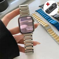 Luxury Women Resin Strap For Apple Watch Ultra 3 2 49mm 42mm 46 41 45 38 40 44mm Metal Bracelet for iWatch 11 10 9 8 7 6 SE Band 38mm 40mm 41mm