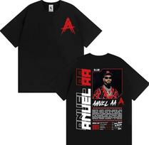 Summer 2026 Anuel AA Rhlm 2 Real Hasta La Muerte Photo Album Tshirt Mens Hiphop Retro Tshirt 100 Cotton Oversized Tshirt S