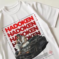 Ryu Street Fighter Nissan GTR Retro Tshirt 90s Nostalgic Gift For Him and Her S