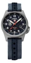 KENTEX - Solar Watch - S815M-03 - JSDF Titanium Solar Japan Maritime Self-Defense Force Model Men's Made in Japan Nylon Strap mėlyna