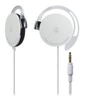 WH Wired Headphones with White Audio-Technica ATH-EQ300M Over-Ear Fit, balta