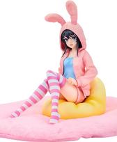 KDcolle Rascal Does Not Dream of Schoolgirl Mai Sakurajima Hooded Bunny Ears Popular Edition Scale Plastic Painted Complete Figure Ver. 1/7