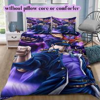 JOJO anime cool Soft and Comfortable Duvet Cover, Children's Bedding Set Gift, Extra Large Size, Various Sizes Available 135x200cm