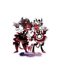 Helluva Boss 2026 New Acrylic Stand Keychain Loona Octavia Verosika Millie Maid Style Desktop Decor Character Merch 15 cm