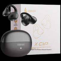 Edifier X Clip Open-Fit Bluetooth Translator Earbuds žvaigždėta naktis juoda spalva