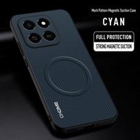 For Honor 400 Išmanusis dėklas Prabangus Automobilinis Magnetinis Laikiklis Telefono Dėklas For Honor X7D 5G Silikoninis Atsparus Smūgiams Pilnai Apsaugantis Galinis Dangtelis For Honor 400 Smart mėlyna