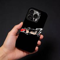 Fashion P-Persona 5 Phone Case For iPhone17, 16,15,14,13,12 Pro Max Black Candy Matte Shockproof Cover iPhone15