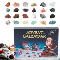 Christmas Calendar Advent Crystal Calendar Advent Ore Gem 24 Day Collection For Kids Girls Boys Teen Women Men Adults Home L