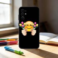 s-spring emojis  Phone Case For Samsung S25,S24,S21,S22,S23,S30,Ultra,S20,Plus,Fe,Note,10,9,5G Black Cover Samsung S21Ultra