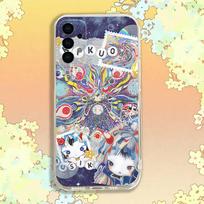 Kikuo SINGER Japan Music Shockproof Clear Case For Samsung Galaxy S30,S25,S24,S23,S20,S21,S22,S10,5G,FE,lite,PIus Cover SamsungS24