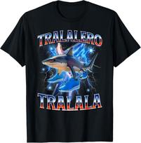 Tralalero Tralala Funny Italian Brainrot Meme Boys T-Shirt Mens Womens Tees Top unisex T-Shirt Mens Womens Tees Top S