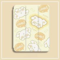 Smart Case with Pen Holder for Samsung Tab S7 S8 S9 11 Plus S10 S9 12.4 Inch Case Smart Cover for Tab A9 8.7  Plus 11  Cute Bear A9 8.7 inch