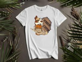 Horror Coffee Movie Spooky Season Friend Hoodie Tshirt Men Women Unisex AD957 2XL