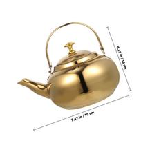 Stainless Steel Tea Kettle Creative Wear-Resistant Household Stovetop Kettle for Daily Use Water Boiling Kitchen Tea Pot