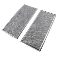 Efficient Grease Filtration 12.9*5.75*0.1inch W10208631 Filter 2PC Package Clean Kitchen Environment Easy Installation China Mainland