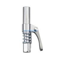 A5YD Grease Guns Coupler Double Handle Grease Guns Tips with 6 Locking Plate Heavy Duty Quick Release Grease Guns Fitting