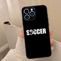 Football Passion Soccer Ball Phone Case For iPhone 17 16 15 14 13 12 11 Pro Max mini 15 16 Plus 16e 17 Air Cover Coque iPhone 16Pro MAX