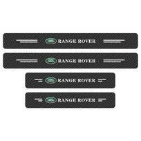 4 vnt. Anglies pluošto automobilio durų slenksčių apsauginė lipdukas Anti-scratch Refit For Land Rover Freelander 2 L2 L319 L462 LF Range Sport Evoque L322 Discovery 2
