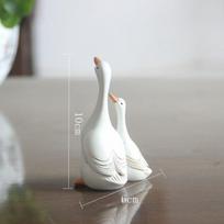 Simulated Mother and Child Duck Garden Ornament Courtyard Atmosphere Decoration Micro Landscape Resin Crafts Ornament