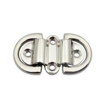 316 Stainless Steel Deck Pull Lift Ring Double D Ring Marine Folding Pad Eye  Marine Use Without screws