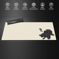 Cute Black Cat Mouse Pad Girl New Large Computer Office Game Table Mats XXL Rubber Anti-slip PC Keyboard Mousepad Long Desk Pads 600x300x2mm