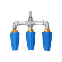 4000 PSI Turbo Nozzle 360-Degree Rotation Triple Turbine Nozzle  Gardens Style   A