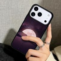 Capa Case for iPhone 17 Air 16 Pro Max 15 Plus 11 13 Mini 14 12 Back Phone Cover Star Space Moon Night iPhone 12 Pro Max