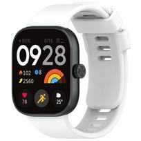 Silicone Band For Redmi Watch 6 5 4 Strap smart Watch Accessories Official Belt Bracelet Replacement Belt Xiaomi Mi band 8 9 Pro Redmi Watch 4-5-6 balta